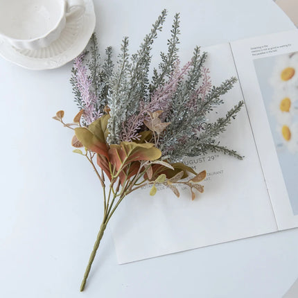 Lavender and Wheat Stems - artificial flowers for autumn crafts (photo 7 of 10)