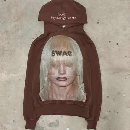 American oversized aosuism madd hoodies sweatshirts streetwear hip hop pullover men women cotton harajuku casual y2k clothing