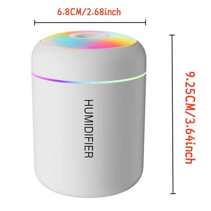 180ML Mini Air Humidifier USB Electric Aroma Diffuser Essential Oil Purifier Aromatherapy Mist Maker Lights For - product ima