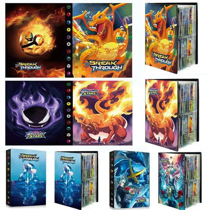 IN STOCK Pokemon Charizard Cards Album Book 240PCS Pok é mon Game Card Album VMAX GX EX Holder Collection Binder Folder Kid Gift