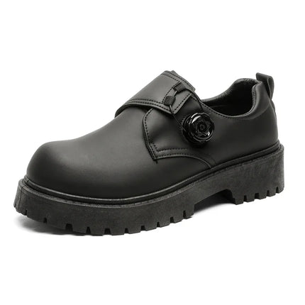 Shoes for Men British Style Thick Sole Casual Derby Shoes High Quality Fashion Comfor Versatile Man Leather Shoes Zapatos Hombre