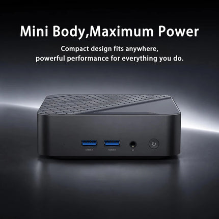 2026 Intel N150 Mini PC 16GB DDR4 M2 NVMe SSD 512GB Triple 4K WiFi6 BT52 Silent Cooling Office Home Desktop Pro Ultra