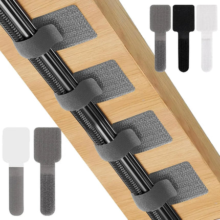 New Reusable Cable Ties Ties Self-Adhesive Power Cord Cable Holder Adjustable Cord Storage Desktop Organiser Manager