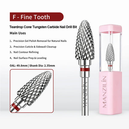 Tungsten Carbid Nail Art Drill Bits Accessories Milling Cutters Gel Polish Remover Nail Electric Professional Manicure Tools Tip