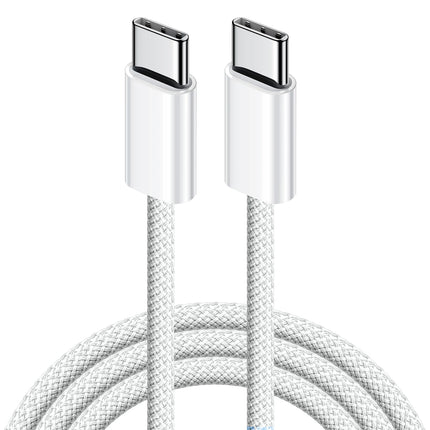 60W Type C to Type C Cable Data Line For Iphone 15 16 17 Samsung Xiaomi Fast Charging USB C to C Cable Type C Data Charger 1m2m