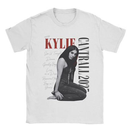 Men Kylie Cantrall T Shirts Collide Tour 2025 100% Cotton Clothing Hipster Short Sleeve Round Collar Tees Classic T-Shirt
