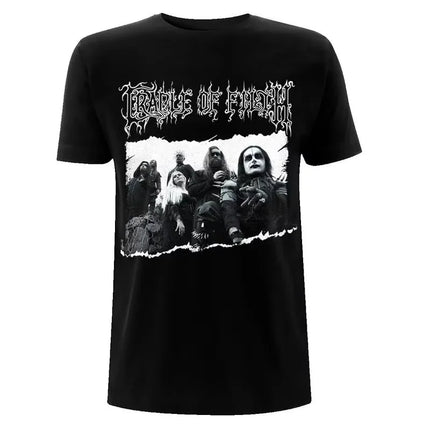 Classic Cradle of Filth Band Extreme Gothic Black Metal Casual T-Shirt Cotton Graphic Tee Men Women Summer Streetwear
