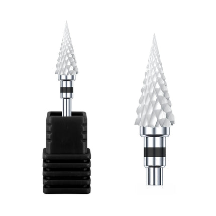 1Pcs Ceramic Nail Drill Bits Flame Cutters for Manicure Electric Pedicure Nail Bits Gel Polish Remover Files Bur Nail Accessorie