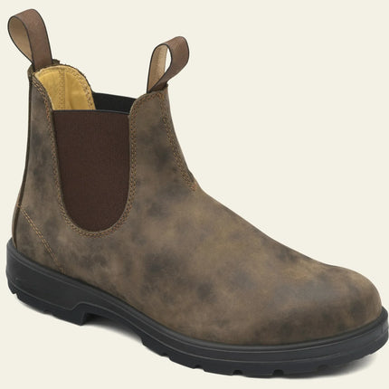 Slip-On Unisex Chelsea Boots Retro Couple Shoes Men Ankle Boots Women Cowboy Single Boots Mens Plus Size 35-49 Boot Men Shoes
