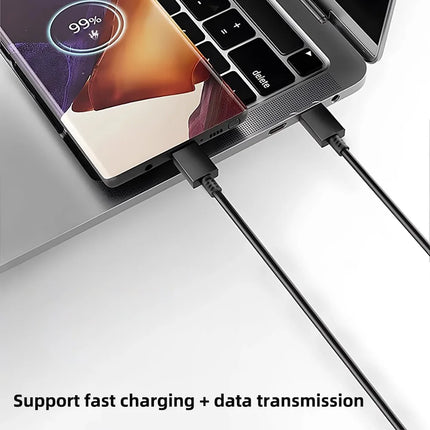 3Pcs PD 100W USB Type C to C Fast Charge Cable for Samsung Galaxy S22 S23 S24 S25 Plus Note Ultra A53 A54 Charging Data Cable