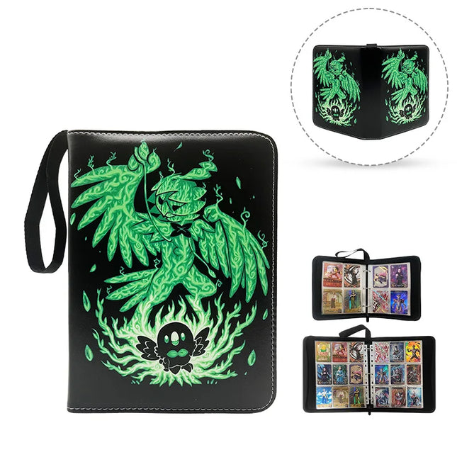 Pokemon 4-Pocket 9-Pocket Binder Anime-Kartenpaket-Heft – Anime-TCG-Kartenalbum & Sammlermappe Kartenhalter Festivalgeschenk