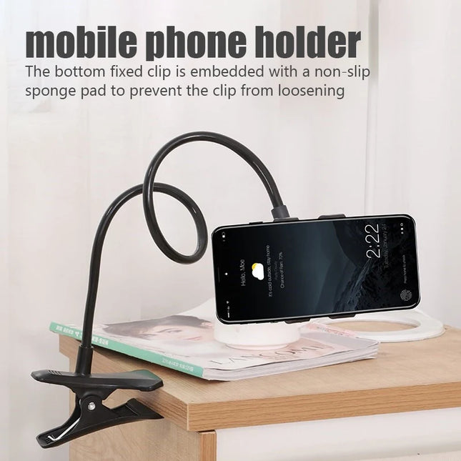 Universal Mobile Phone Holder Flexible Lazy Holder Adjustable Cell Phone Clip Home Bed Desktop Mount Bracket - product image
