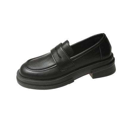 New Japanese Style College Student Shoes Cosplay Lolita Shoes for Women/Girl Fashion Black/Coffee Uniform Platform Shoes 2024