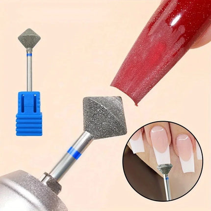 1Pcs Diamond Nail Drill Bits Rotary Cuticle Clean Burr 3/32" Manicure Bit Drill Machine Accessories 2028