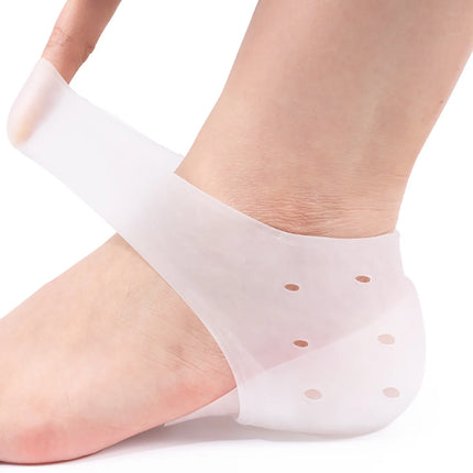 Invisible Silicone Height Increase Insoles 3 Height Options Cushioning Heel Lifts for Sneakers Casual Shoes