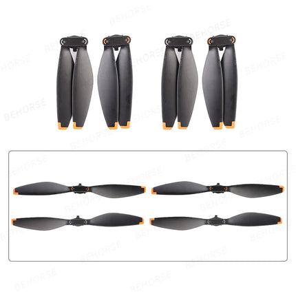 2 Pair Low Noise Propellers for DJI Mini 5 Pro Drone Propeller Replacement Parts Lightweight Quick-Release Propeller Accessories