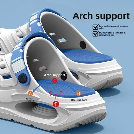 Arch Support, Anti Slip, Soft Sole, Wear-Resistant Cool Slippers for Wearing, Thick Sole Breathable - product view 3
