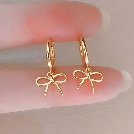 VENTFILLE 925 Sterling Silver Geometry Hoop Earring for Women Minimalism Classic Office Versatile Fashion Jewelry Gift Dropship