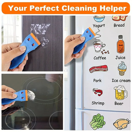 1Set Car Sticker Remover Multipurpose Plastic Small Paint Automotive Film Applying Tool Household Glass Cleaning - product im