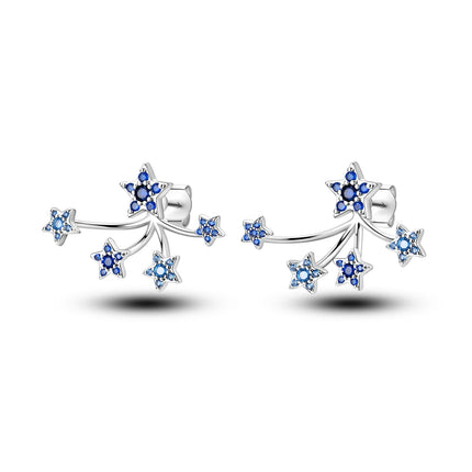 Orstarry S925 Sterling Silver 18k Gold Classic Knot Stud Earrings For Lady S925 Jewelry Party Anniversary Trendy Gifts