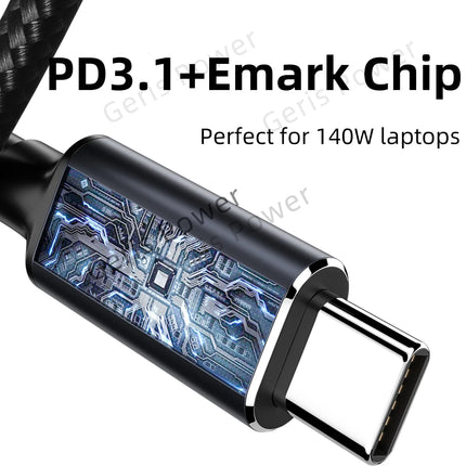 140W USB C PD to DC 4.5X3.0mm Laptop Charger Converter Fast Charging Cable Adapter for HP Envy ProBook EliteBook Pavilion Stream