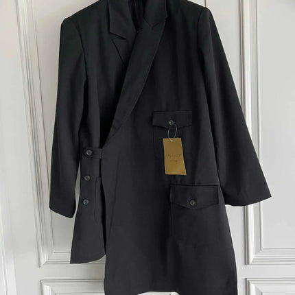 TOP-YAMAMOTO Original Design, original multi-functional deconstructed casual wool jacket, Yamamoto style coat