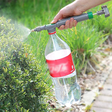 High Pressure Air Pump Manual Sprayer Adjustable Drink Bottle Spray Head Nozzle Garden Watering Tool Sprayer - product image