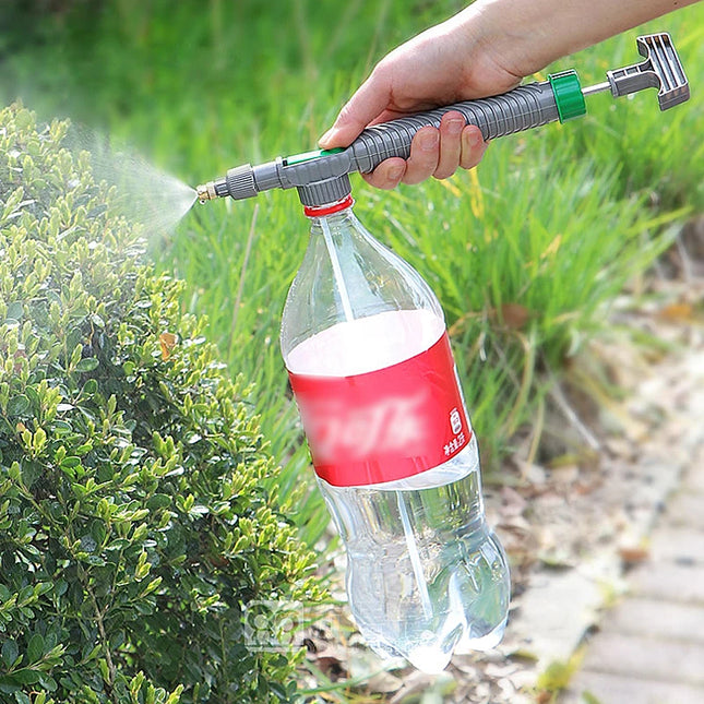 High Pressure Air Pump Manual Sprayer Adjustable Drink Bottle Spray Head Nozzle Garden Watering Tool Sprayer - product image