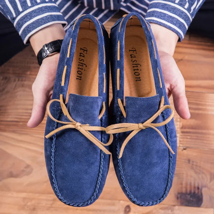 Leather Men Casual Shoes Luxury Brand comfortable Slip on Formal Loafers Men Moccasins Italian Soft Male Driving Shoes