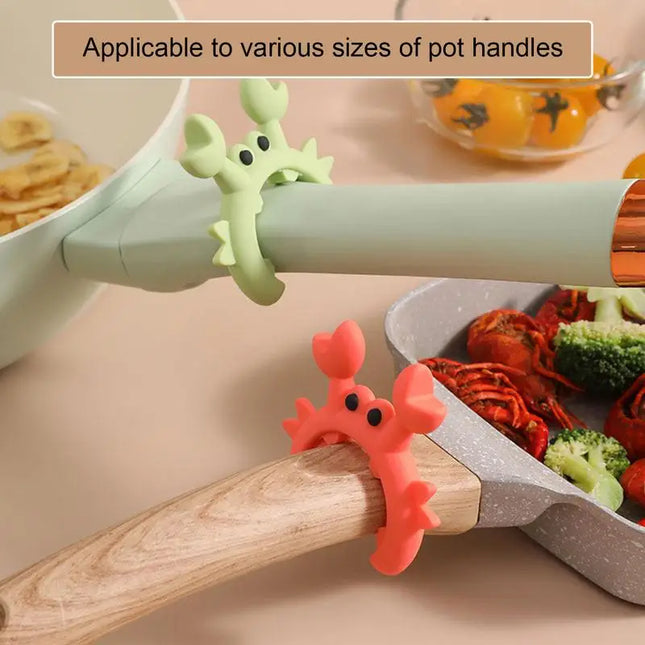 Utensil Rest Crab Shaped Silicone Utensil Rest Countertop Ladle Holder Anti-Overflow Stove Top Spatula Holder - product image