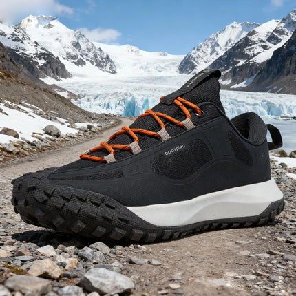 Baasploa Men Hiking Shoes Comfort Soft Waterproof Male Trekking Sneakers Fashion Resistant Non-slip Outdoor Climbing Shoes