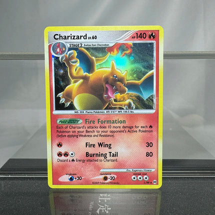Charizard PTCG Single Collection Card 1st Edition 1996 Vmax Ex Rare Rainbow Card PKM Proxy Cards Toys Gifts