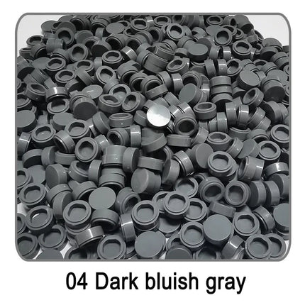 1000pcs/lot Tile 1x1 Round 98138 Special Brick MOC Building Block Small Particle Bricks Parts Compatible with 98138 LOGO Toys