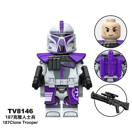 HOT T0YS Anime Figure Building Blocks Clone Trooper Shock Trooper Figure building blocks Palpatine Anakin Skywalker Toys