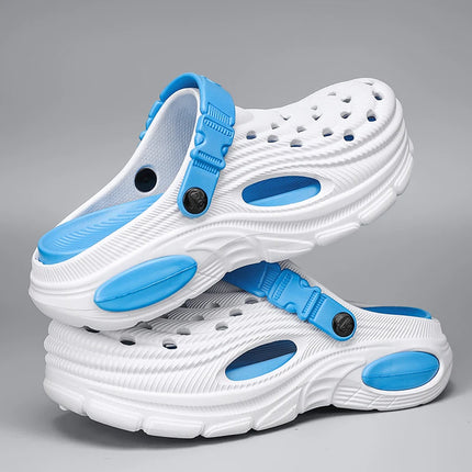 Plus Size 47 Summer Men Sandals Clogs Outdoor Garden Clogs Hole Shoes Male Casual Shoes Water Shoes Comfort Home Soft Slippers