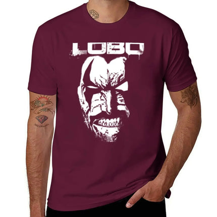 Lobo T-Shirt customs summer clothes new edition plain white t shirts men