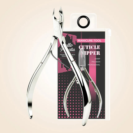 1Pcs Professional Cuticle Nippers Stainless Steel Sharp Blades Nail Cuticle Clippers Cutter Trimmer Manicure Tool