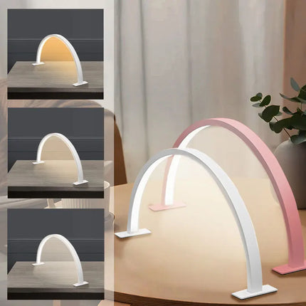Light Luxury 1pcs Half-moon U-shaped Nail and Beauty Lamp Beauty Salon Desktop Nail and Eye-protecting LED Work Lamp Nail Lamp