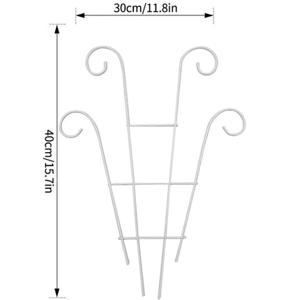 Climbing Plant Trellis Plant Support Garden Stake Stand Climbing Rack Iron Flower Trellis Frame Stand Holder Garden Decor