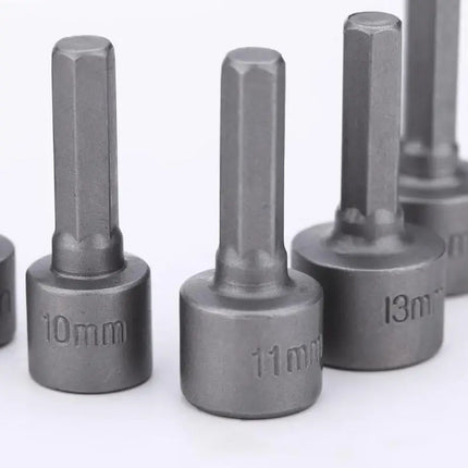 9pcs/set 5mm-13mm Hex Sockets Sleeve Nozzles Nut Driver Set Screwdriver Set Schroevendraaier Set Bits Sets Tools - product im