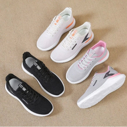 Lightweight Breathable Women's Running Shoes – Casual Athletic Sneakers for Spring Autumn, Comfortable Fitness Walking and Trail