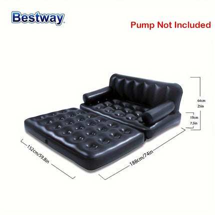 Bestway 75054 Inflatable Sofa, Outdoor Blow Up Sofa Bed Inflatable Sofa, Adult Inflatable Chair, Double Bed Size