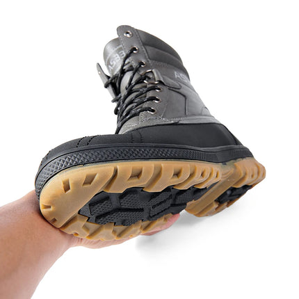 Plus Size 47 Outdoor Men Boots Winter Snow Boots for Men Training Work Boots Waterproof Slip-Resistant Keep Warm Winter Shoes