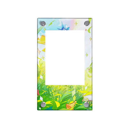 Anime Pokemon Game Collection Card Brick Flareon Eevee Umbreon Sylveon Vaporeon Jolteon Acrylic Card Display Stand Rack