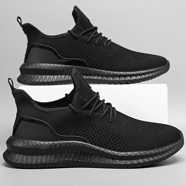 Men Walking Shoes Fashion Lightweight Outdoor Breathable Sports Flat Mesh Comfortable Casual Tennis Shoes for Men