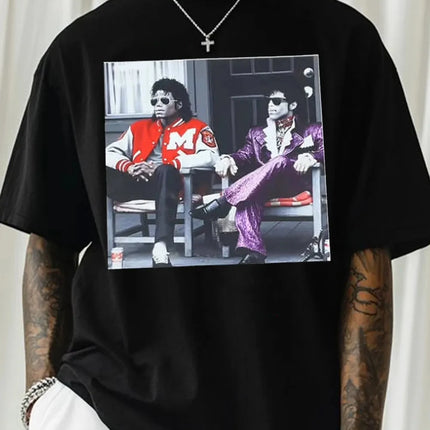 2026 Michael Jackson Graphic Tshirt Mens Womens Cotton Tees Ummer Casual Short Sleeve Round Neck Clothing Loose Tops Trend