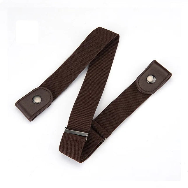Traceless Invisible Elastic Belt Women's Belt Jeans Pants Men's Elastic Belt - product image from BSM MART