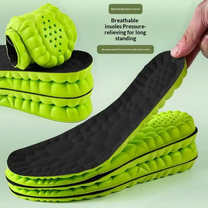 4D Super Soft Sports Insoles Shock Absorption Arch Support Orthopedic Shoe Pads For Running Basketball - product image from B