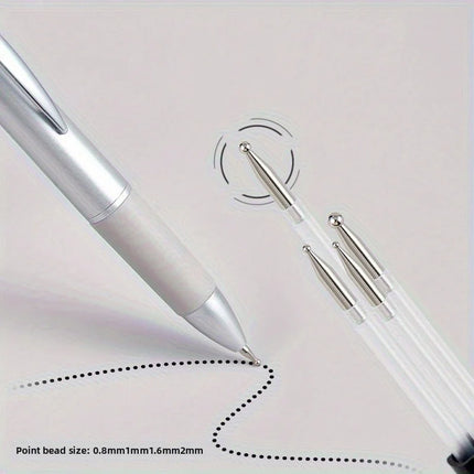 Nail Dotting Pen Nail Art Dotting Tools in Ballpoint Pen Design Nail Art Tip Dot Paint Manicure Kit for Dot Drawing Home Salon
