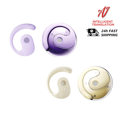 144 Language Translation Wireless Headphones Smart Waterproof Ai Real-time Translator Bluetooth 5.4 Earbuds Business Earphone